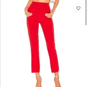NWT Lovers + Friends Red Tempo Skinny Pants Size S